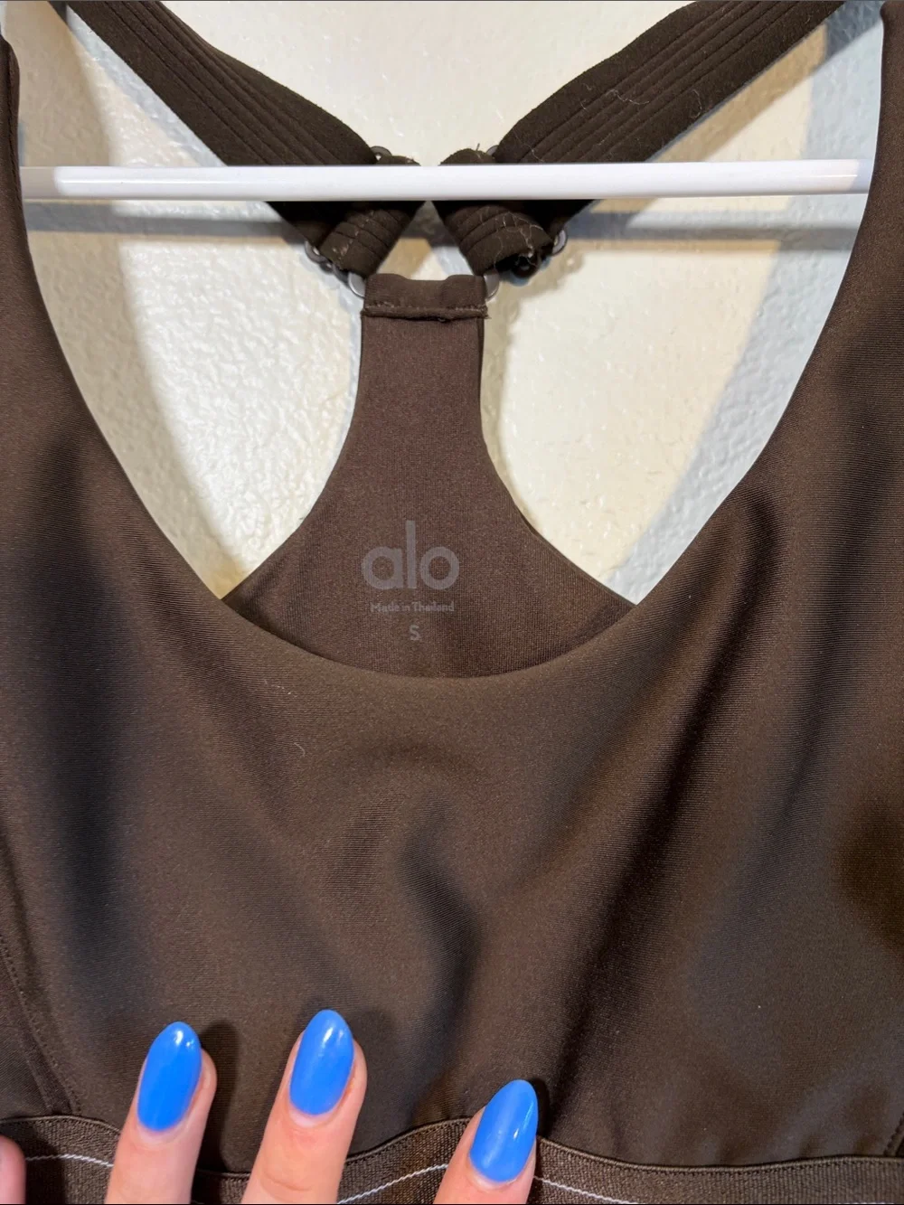 ALO Yoga Suit Up Bra in Espresso - S